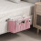 Closet Rod Storage Organizer with Fabric Body and Main-Pink 7