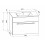 (Matt, Single Basin) 2-part washbasin washbasin Badinos 1 3