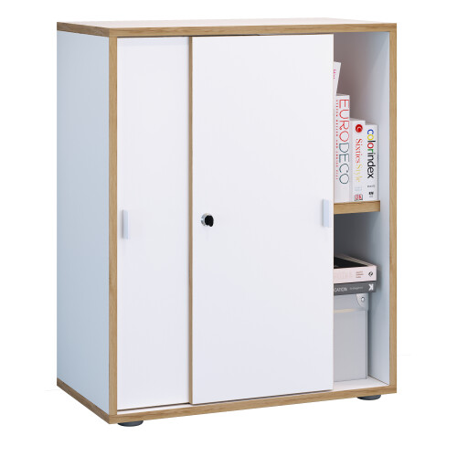 Office cabinet sliding doors Salia 2-fold B60
