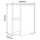 Office cabinet Sideboard Salia 2x B60 5
