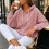 Womens  Oversized Hoodies Pullover Sweatshirts-Sky Blue S 9