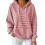 Womens  Oversized Hoodies Pullover Sweatshirts Casual-Red M 1