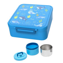 Microwave Reheating Kids Lunch Box with 4 Compartments and-4