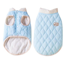 Gilet matelassé ours pour petits chiens, manteau d'hiver imperméable et coupe-vent de couleur unie, combinaison douce et confortable la
