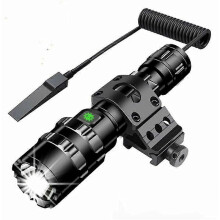 Wiederaufladbare taktische Taschenlampe mit einstellbarem Fokus, Infrarot-Nachtsichtgerät für verdeckte Operationen, USB-aufladbar