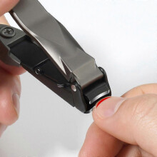 Nagelknipser mit spritzfreier Aufbewahrungsbox, Finger- und Zehennagelknipser, leicht zu reinigender Nageltrimmer mit Nagelfeilen
