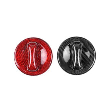 Real Hard Carbon Fiber Fuel Tank Cap Cover Universal for C300 C63S E63S E55 AMG GTS CL CLA CLK CLS(A)