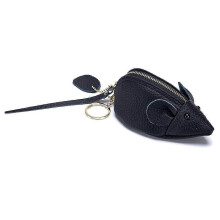 Elegantní kožená peněženka s oblázkovým vzorem, zip pro rychlé vyzvednutí, štíhlý design pro snadné přenášení