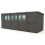 18x6 Pent Composite Shed Tanalised (Single Door, With Windows) 2