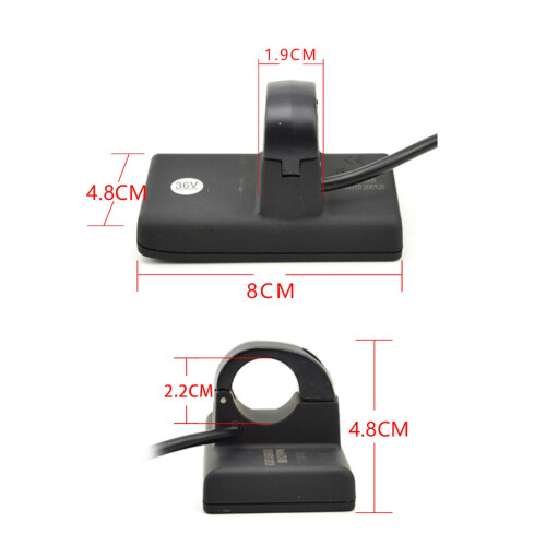 S866 Electric Bicycle Display LCD Meter for Intelligent Controller Ebike Panel SM Plug Electric Bike,24V-36V A 2