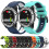 Συμβατό με το δίχρωμο λουράκι σιλικόνης Garmin Quatix 5 Sapphire 22mm για αθλητι 1