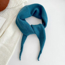 Elegante bufanda triangular de punto estilo coreano, cortavientos, suave, de cachemira, bufandas de invierno, chal de cachemira cá
