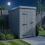 4x7 Pent Composite Shed Tanalised (Single Door, No Windows) 3