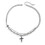 Κολιέ choker με vintage μαργαριτάρια και αστραφτερές χάντρες, με στιβαρούς 1