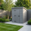 5x7 Pent Composite Shed Tanalised (Single Door, No Windows) 1