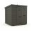 5x7 Pent Composite Shed Tanalised (Single Door, No Windows) 2
