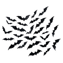 Halloween-Aufkleber-Set mit fliegenden Fledermäusen für