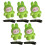 τεμάχια νέα κλιπ μαλλιών 3D Labubu ανοιξιάτικα κλιπ μαλλιών βελούδινα 2