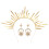 Statement-accessoireset met open hoofdband en clip-oorbellen 1