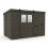 10x7 Pent Composite Shed Tanalised (Single Door, With Windows) 2