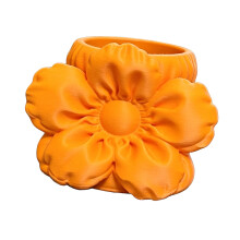Blumenpinsel- und Stiftbecherhalter zur-Orange