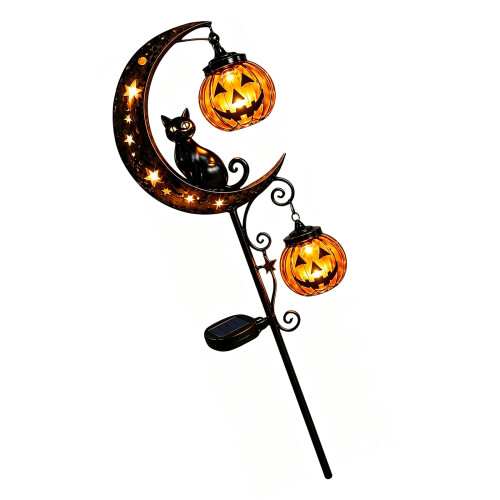 Solar-Halloween-Gartenleuchte mit saisonalem Gartenakzent