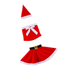 Weihnachtsparty-Kostüm-Kleid-Set für Damen, Cosplay, mit-01