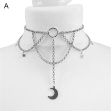 Naszyjnik choker Limei Good, kreatywna biżuteria cosplay w stylu gotyckim