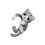 Animal clip-on ear accessory with crochet texture for cute-2 1