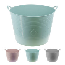 GEEZY Flexi Tub Heavy Duty Storage Basket Home Garden Laundry Toys Bucket Trug 40L