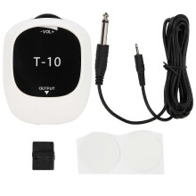 Transdutor de captação mini com controlo de volume para instrumentos musicais, acessório T-10Z