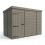 5x9 Pent Composite Shed Tanalised (Single Door, No Windows) 2