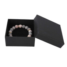 Pulseira Feminina de Ágata Rosa com Contas, Joia para Alívio da Ansiedade, Relaxamento e Presente para Ioga e Exercício