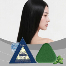 Platycladus Orientalis Hair Cleaning Shampoo Soap, Nourishing, Refreshing, Gentle, Anti-Frizz, Long-Lasting Oil Control ,120g