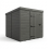 9x9 Pent Composite Shed Tanalised (Single Door, No Windows) 2