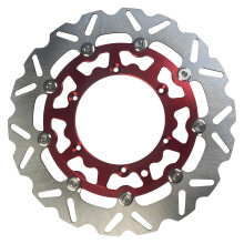 Slotted Brake Disc for CB1300 2005-2012 Garage Service and-Red