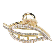 Sponky do vlasov, sponky do vlasov z umelých perál v tvare listu, silné držanie, protišmyková sponka do vlasov