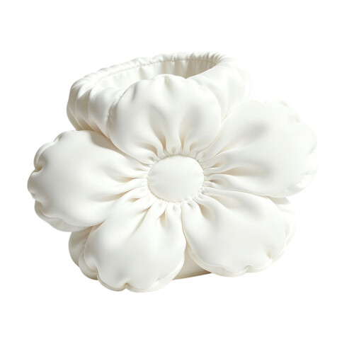 Porte-gobelet à brosse à fleurs et stylo, pour le-Blanc