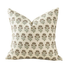 Housse de coussin décorative à motif floral, 45 x 45 cm,-1