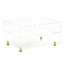 Bac Ă papier transparent pour les dossiers de bureau, les