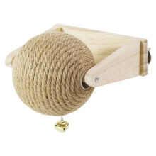 Hamster Cage Enrichment Chew Ball for Small Animals, Sisal Rope