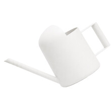 300ml Metal Indoor Watering Can with Narrow Neck for-White