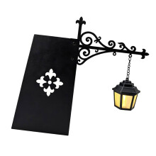 Home Display Accent Light with Warm LED, Metal Plaque and