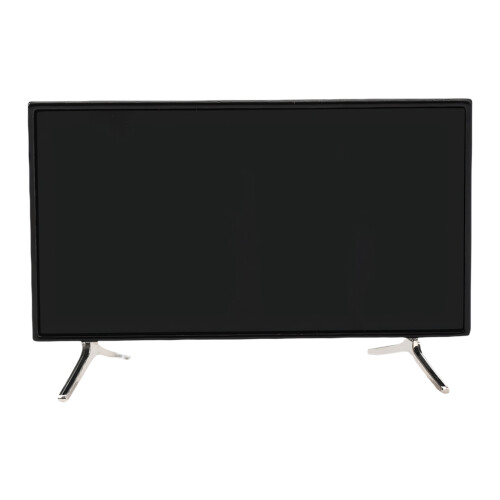 Doll House Miniature TV Accessory, Alloy Flat Screen Display