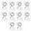 Water Transfer Halloween Body Art Decals, 10 Sheet-006 1