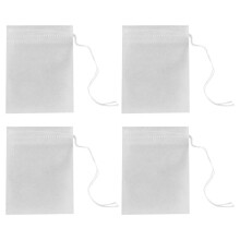 1000 Stks/Partij Nieuwe Pla Biologisch Afbreekbaar Theezakje Filters  Maïsvezel Koorden Theezakjes Koffie Filter 6X8Cm