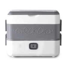 4L Electric Lunch Box Food Heater Food Warmer Stainless Steel Food Heating Lunch Box for Work Car Adults Camp EU Plug