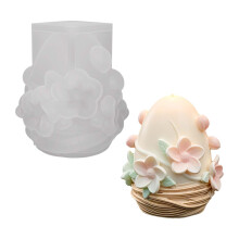 Flower Egg Candle Mold voor handgemaakte gietprojecten en
