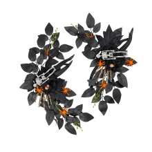 Entryway Hanging Accent Set With Dark Tone Look, Two Piece