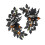 Entryway Hanging Accent Set With Dark Tone Look, Two Piece 1